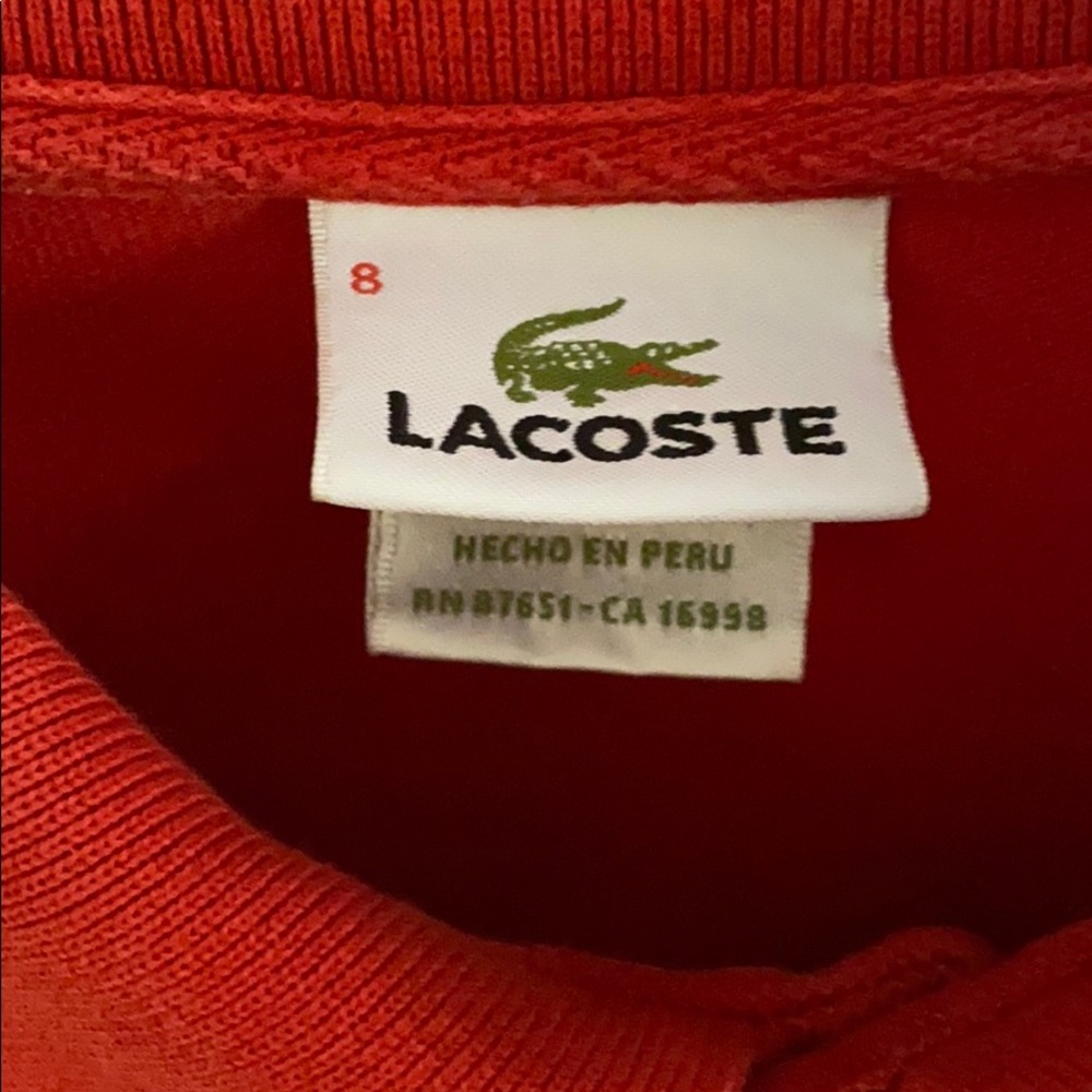Lacoste Polo Collard Shirt - Picture 3 of 3